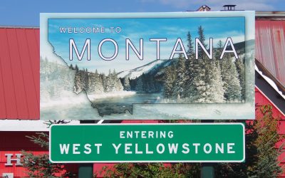Frühlingsausflug in West Yellowstone, Montana