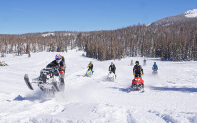 Winterwochenende in Carbon County, Wyoming