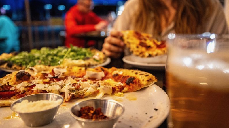 Dinner at Pizzicleta in Flagstaff, Arizona