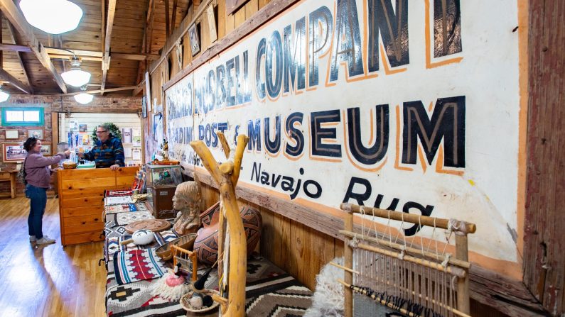 Visitor Center display in Winslow, Arizona