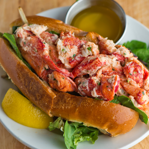 Lobster rolls are a regional American cuisine from New England